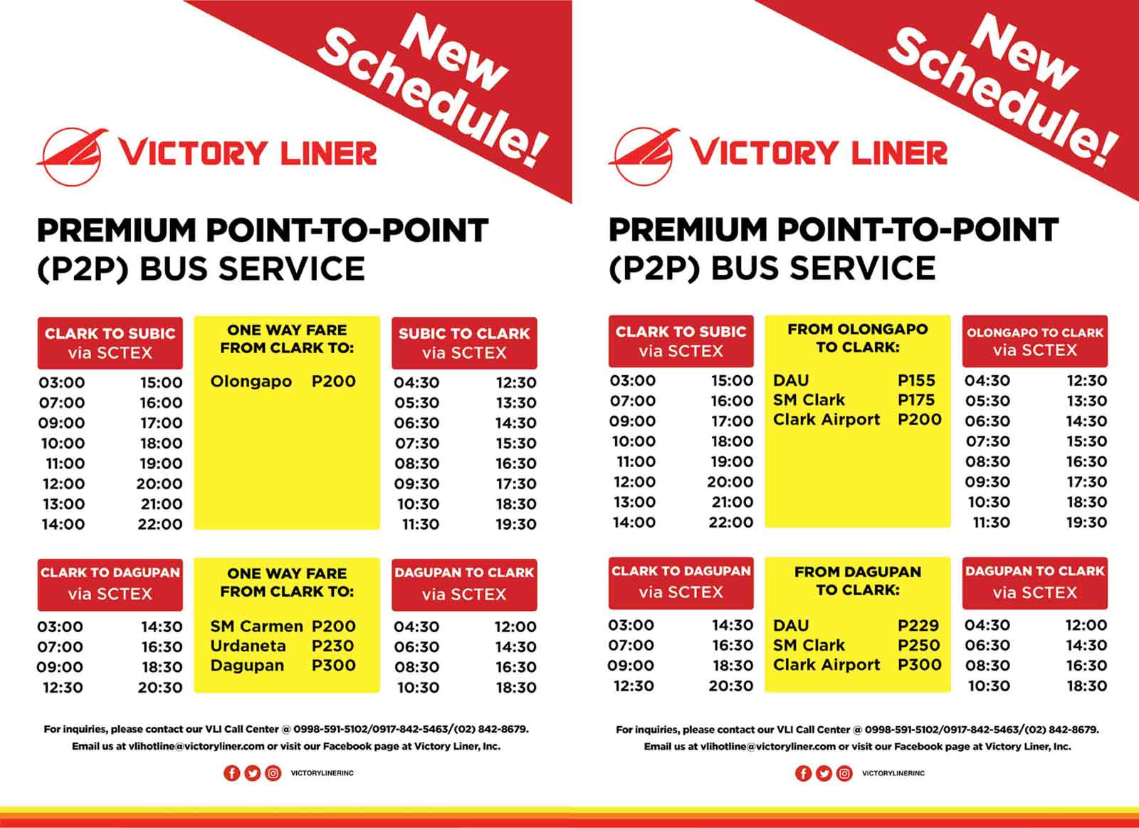 Point to Point Bus Service Victory Liner Travel Trilogy